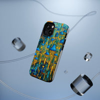 Blue & Gold Fantasy City Phone Case