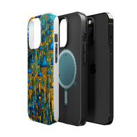 Blue & Gold Fantasy City Phone Case