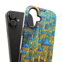 Blue & Gold Fantasy City Phone Case