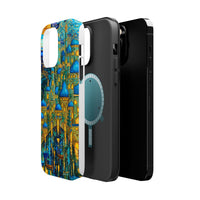 Blue & Gold Fantasy City Phone Case