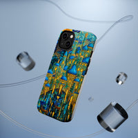 Blue & Gold Fantasy City Phone Case