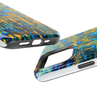 Blue & Gold Fantasy City Phone Case